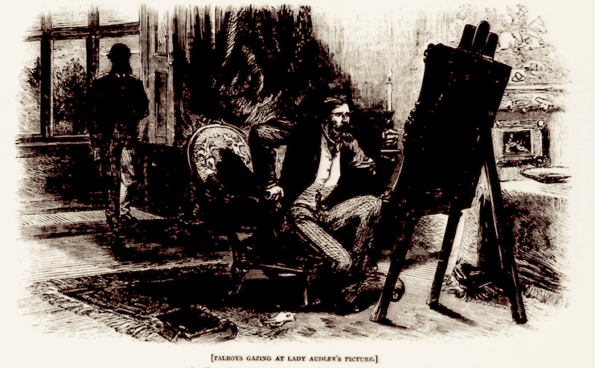 George Talboys contemplates Lady Audley's portrait.